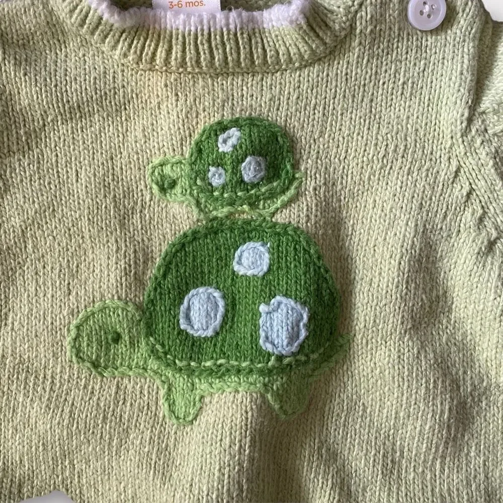 Y2K Gymboree Turtle Knit Sweater